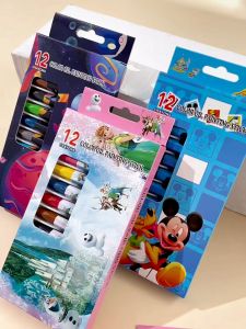 Hộp 12 bút màu sáp Crayon hoạt hình cao cấp