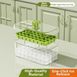 Food-Grade Pressable Ice Cube Tray