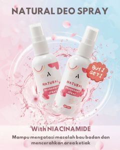 NATURAL DEODORANT SPRAY | Penghilang bau keti ampuh