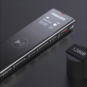 PHILIPS VTR5101 Digital Voice Recorder with Memory Slot