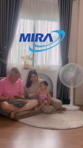 MIRA พัดลมสไลด์ 18 นิ้ว รุ่น M-1873 ปรับความสูงได้