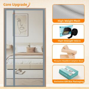 SHULIAN | Magnetic Mosquito Repellent Door Curtain