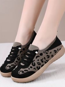 JIFANPAUL | Flat Soft Sole Anti-Slip Breathable Casual Womens Spring Summer Net Shoe