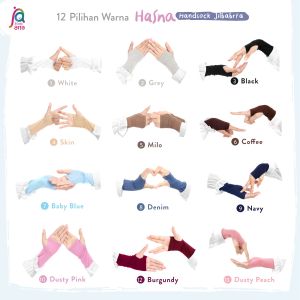 Handsock Hasna by Afra| berjempol | kaos rayon adem Ukuran M-L