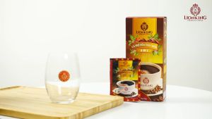 Cà Phê Hòa Tan 2in1 - LionKing Hộp 216g (12 gói x 18g) - Thơm ngon đậm vị