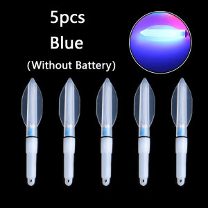 5 PCS Night Fishing Lights （Without Battery）Underwater Fish Attracting Lamp Lure Lamp For Lake River Bank Pond Outdoor