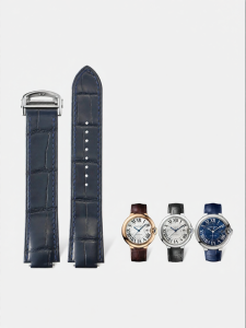 JEAYOU | Cartier Balloon Watch Compatible Alligator Leather Strap Easy Change Buckle