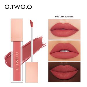 Son Môi OTWOO Velvet Matte Long-lasting Color Lip Glaze Không Dính Cốc Son Bóng Mờ Chống Thấm Nước Dưỡng Ẩm Lâu Trôi Cho Học Sinh