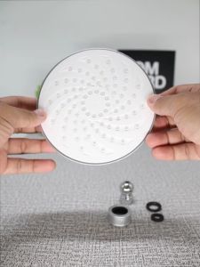 Head Shower Bulat Kamar Mandi 1/2 Inch Bahan Abs Chrome Tidak Termasuk Pipa Penghubungnya DP-47