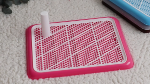 Lovinland Dog Toilet Large Space Puppy Training Potty Pad Pet Dogs Toilet Training Pad Pet Potty With Stand Removable Net Reusable Dog Potty Trainer