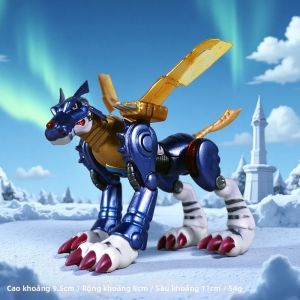 Bandai | Kim Loại Garurumon 9.5Cm Nhân Vật Hành Động - Digimon Adventure Anime Đồ Chơi Mô Hình Để Bàn Trang Trí Quà Tặng Cho Bé Trai Sinh Nhật Sưu Tập