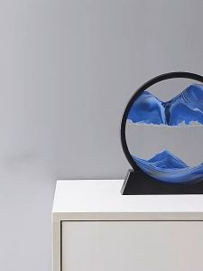 นาฬิกาทรายศิลปะ3มิติ นาฬิกา ทรายดูด เครื่องประดับ ทรงกลมสร้างสรรค์3D แก้วทรายดูดภาพวาดนาฬิกาทราย  พร้อมส่งจากไทย