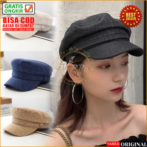 Topi Baret Korea Dewasa Model Apolo Oktagonal Pelukis Gaya Retro Bahan Kain Goni TTX YARRA