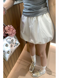 Váy Ngắn Xếp Ly Màu Trắng Họa Tiết Hoa Cam Ngọt Ngào Cạp Cao Chữ a Cho Nữ Mùa Hè 2024 Váy Ngắn Xếp Ly Họa Tiết Hoa Cam