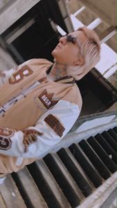 JAKET BASEBALL VARSITY PRIA BROWN WHITE BAHAN FLEECE COTTON PREMIUM / JAKET VARSITY SLEEPCALL BGSR