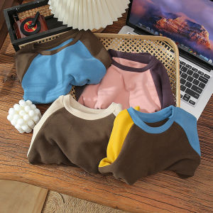 เสื้อยืดแขนยาวเสื้อยืดด้านบนเสื้อยืดเด็กหญิงเสื้อยืดเด็กหญิงฤดูหนาวฤดูหนาวฤดูหนาวเด็กหญิงตัวเล็ก ๆ