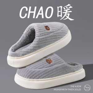 Dép Đi Trong Nhà Bằng Vải Cotton Mùa Thu Đông Chống Trượt Đế Dày Ấm Áp Cho Cặp Đôi Nam Nữ Dép Đi Trong Nhà Thoải Mái