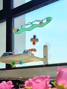 Spinning Suction Cup Toy For Cats With Strong Suction And Spinning Feature Cat Suction Cup Spinner Toy