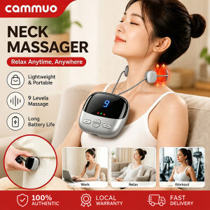 【Local Stock】Cammuo Smart Hanging Neck Neck Shoulder Cervical Spine Massager Hot Compress Neck Artifact Dredging Spine Neck Protector