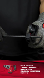 Milwaukee M12 Combo M12 FHAC16 Fuel Rotary Hammer Drill + M12 BLPDRC Subcompact Brushless Percussion Drill