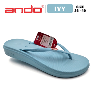 Sandal Jepit Wanita Dewasa – ANDO – IVY – Size 36-40 – Casual – Fashion Aqua