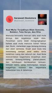 Asal Mula Terjadinya Alam Semesta Galaksi Tata Surya dan Kita by Neil deGrasse Tyson dan Donald Goldsmith