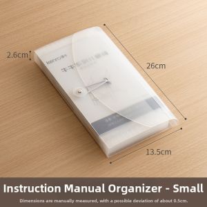 LANJIAOLUO | Flexible Storage Organizer Document Booklet
