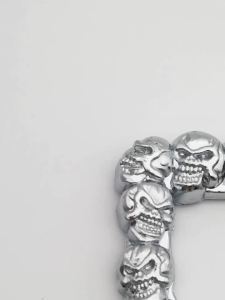 2Pcs ABS Skull Pattern License Plate Holder for American Standard License Plate Frame Accessories Parts Mecico Canada