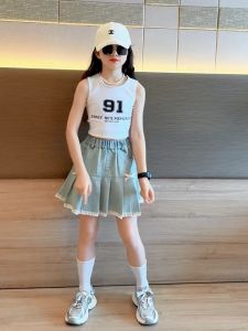 💖Ready Stock💖Kids Girls Jeans Skirt (H76)