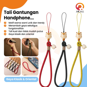 [RO ACC] NANVAN NVN-TL23 GANTUNGAN TANGAN TALI HP / TAS / KUNCI MODEL LUCKY CAT