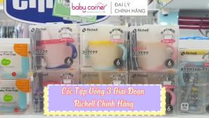 Cốc Tập Uống 3 Giai Đoạn RICHELL Từ 6 Tháng