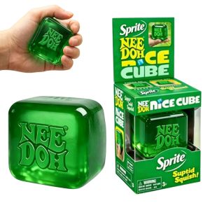 Schylling Nee Doh Sprite Limited Edition Nice Cube Sensory Stress Relief Fidget Toy Blind Box for Adults and Kids