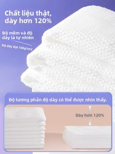 MONLEYTA | Khăn Cotton Dùng Một Lần Đầy Đặn Lớn
