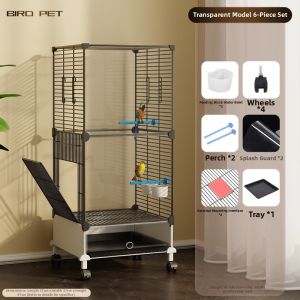 Large Luxury Breeding Bird Cage for Parrots and Other Birds