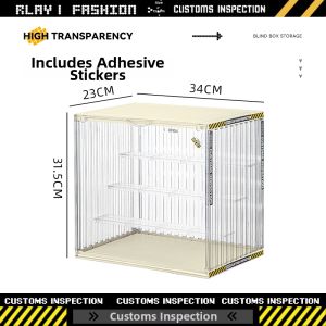 AMU·PIGGY | Transparent Mini Display Shelf