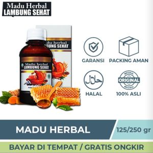 Madu Penambah Nafsu Makan & Berat Badan Anak - Vitamin Multivitamin Nutrisi Suplemen Herbal Madu Ikan Sidat Temulawak - 130ml