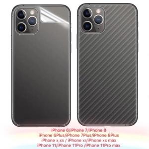 Back Film ฟิล์มหลังไอโฟน  iPhone 15 14 13 12 11 15Plus 14Plus 15Pro 14Pro 13Pro 12Pro 11Pro 13Mini 12Mini X XS MAX XR 8Plus 7Plus 6Plus 8 7 6 6S Plus SE 2020/2022 ฟิล์มคาร์บอนไฟเบอร์ ฟิล์มหล