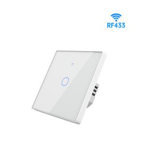 SIXWGH 1/2/3/4 Gang EU Touch Switch No Neutral Wire AC100-240V Panel Tempered Crystal Glass wall Light Sensor Switch