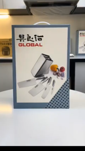 Bộ Dao 7 Món Cao Cấp Nhà Bếp Global Global Nhật Bản Tặng Khăn Lau Đa Năng - Sỉ Gia Dụng Toàn Cầu