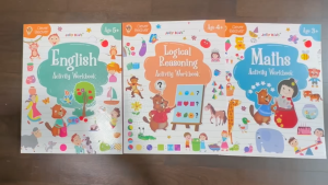 Jolly Kids Clever Beaver Maths Logical Reasoning English Preschool Kindergarten Activity Books Age 3-6