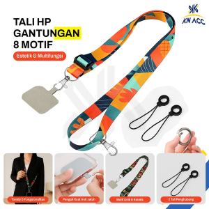 [KN ACC] NANVAN NVN-TL28 LANYARD TALI GANTUNGAN HP/KUNCI/ID CARD MOTIF ETNIK BOHO