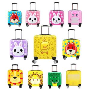 Cute Childrens Luggage Cartoon Carry-On Suitcase 18 Inches Lovely Bag Wheels Password Box Bed Cover Gift Box Travel Bag