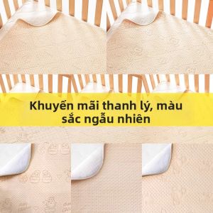 TONGKUI | Tấm Đệm Giường Lớn Bằng Cotton Thoáng Khí Chống Thấm Có Thể Giặt
