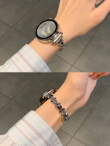 Uhada Metal Smartwatch Band Quick Release Cute Mickey Mouse Design Compatible with Huawei GT Series Premium Feel Watch Strap