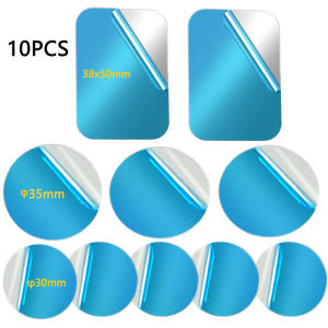 10/3PCS 50x38mm φ40mm φ30mm Self Adhesive Magnetic Metal Plate Iron Sheet Disk Sticker for Car Phone Holder Metal Sheet