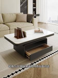 MINGZUO | Movable High-end Marble Coffee Table