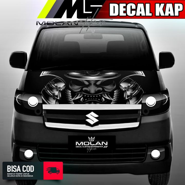 Sticker Kap Decal Sticker Striping Variasi Kap/Kabin Suzuki APV - Decal Kabin Depan ...