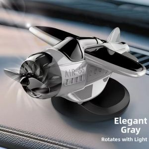 JOYCS | Creative Solar Rotating Plane Car Decoration