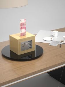 FISHERMAN Digital Electronic Safe Deposit Box Money Bank Organizer Home Qffice Safe Deposit Box With Digital Password Deposit Till