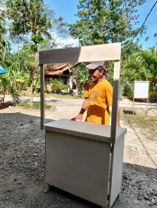 Gerobak Jualan Serbaguna Murah bisa dilipat P.80 L.40 T.180